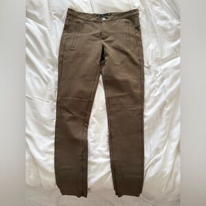 Zara Women's Olive Green Jeggings